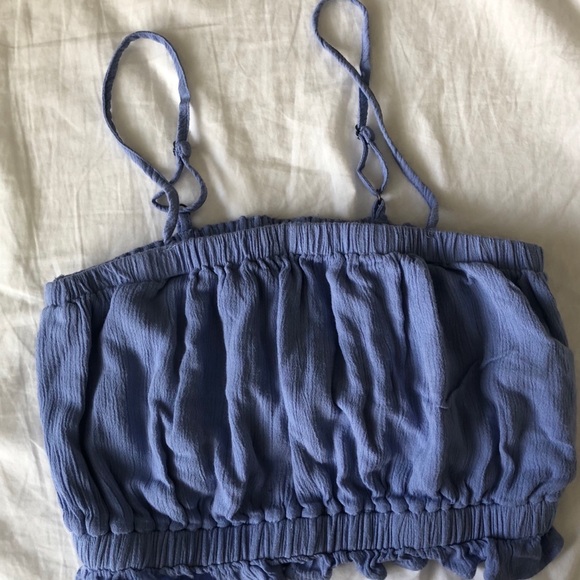 Holister Blue Crop Top - Picture 2 of 4